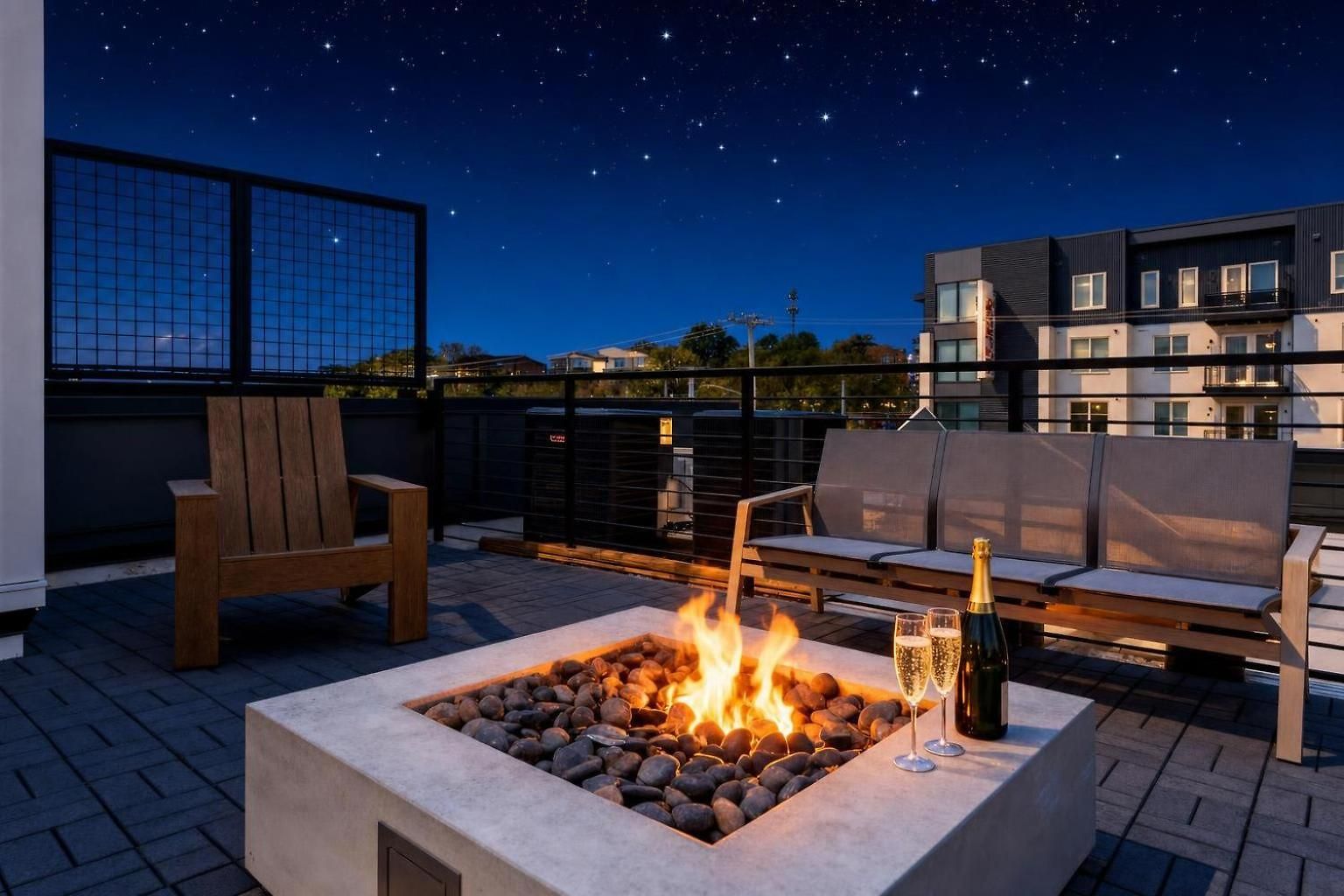 Rooftop Fire Pit & Skyline Views Near Broadway Holiday home *