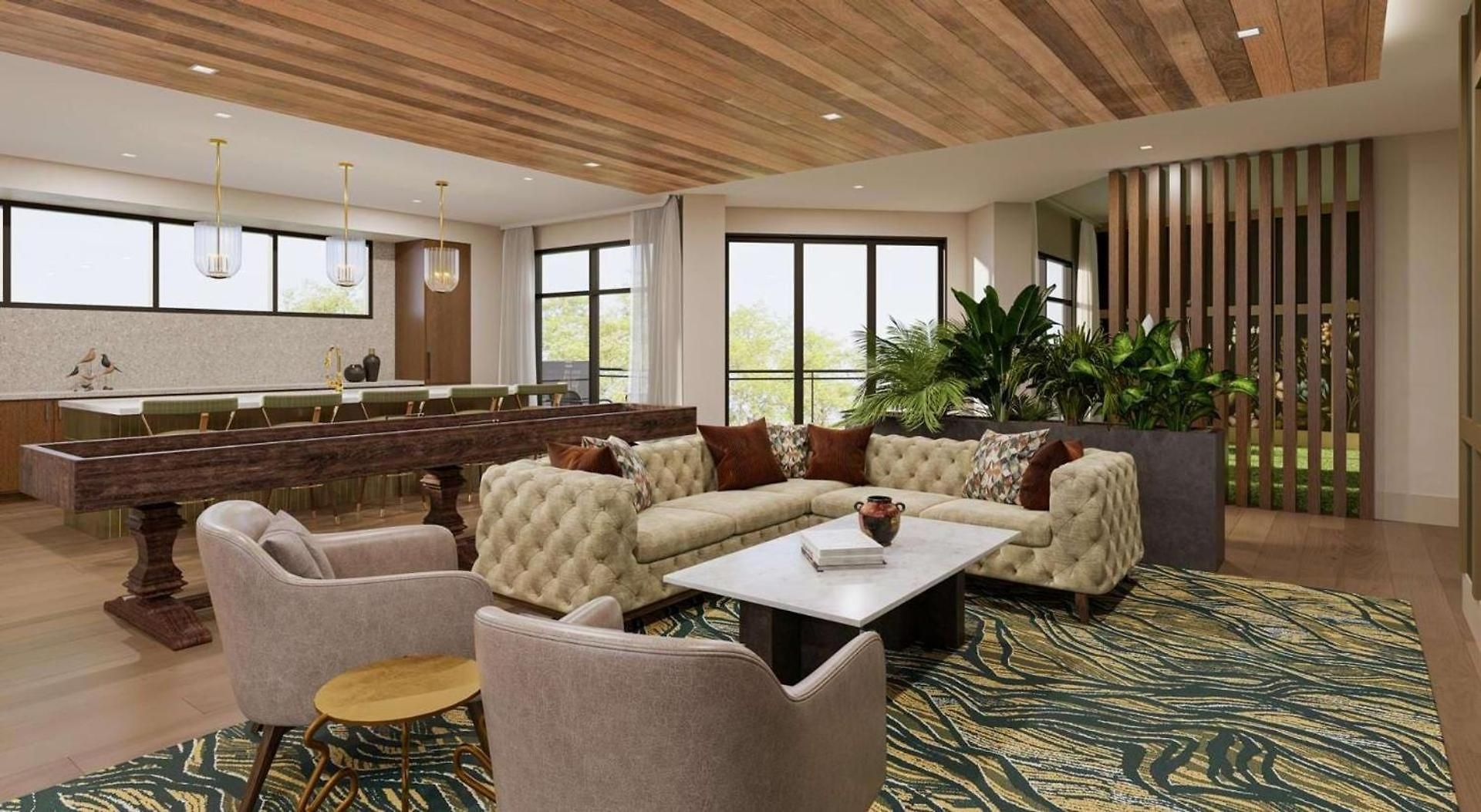 Landing Modern 2bd Gym Courtyard Apartment