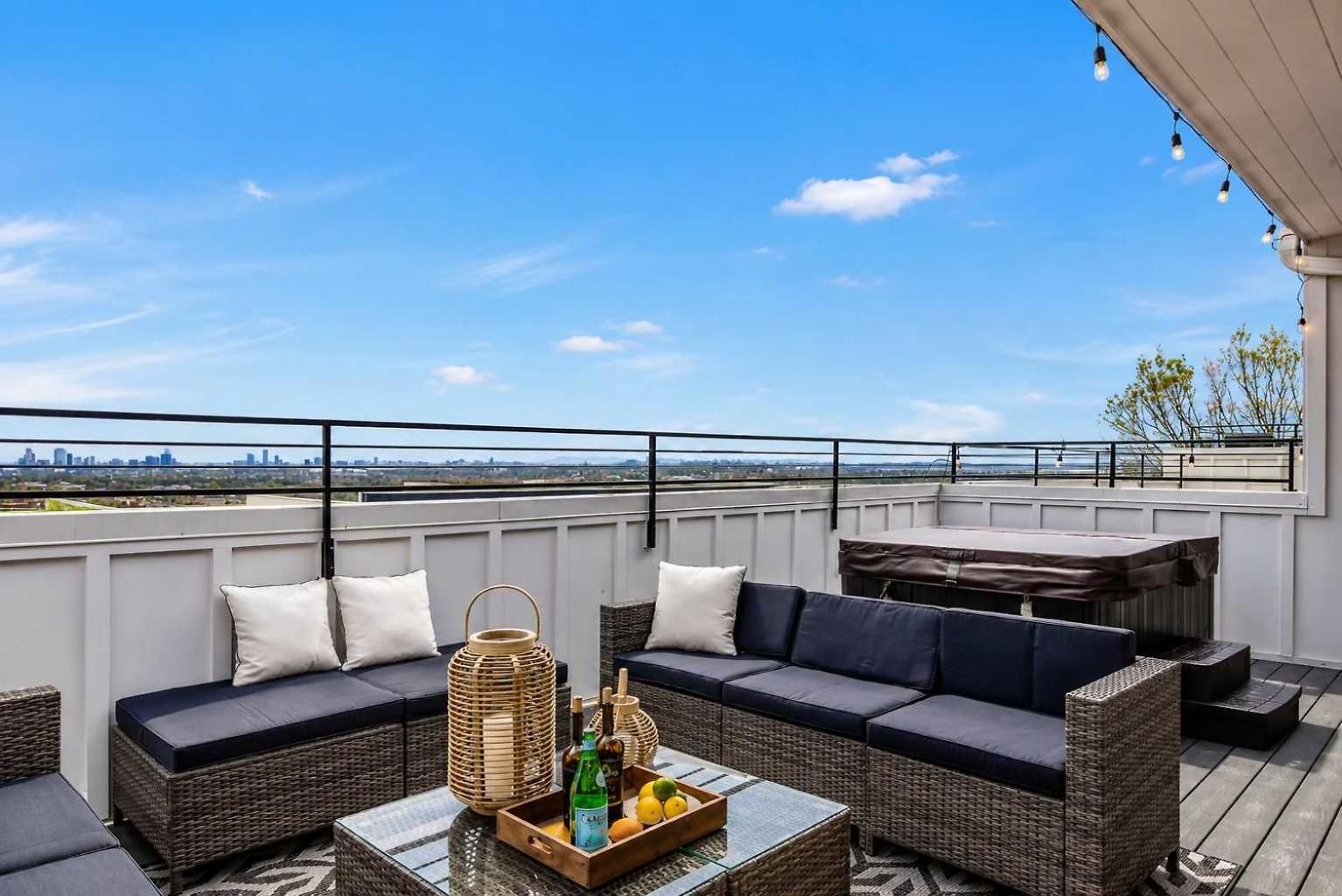 Modern Rooftop & Hot Tub Nashville