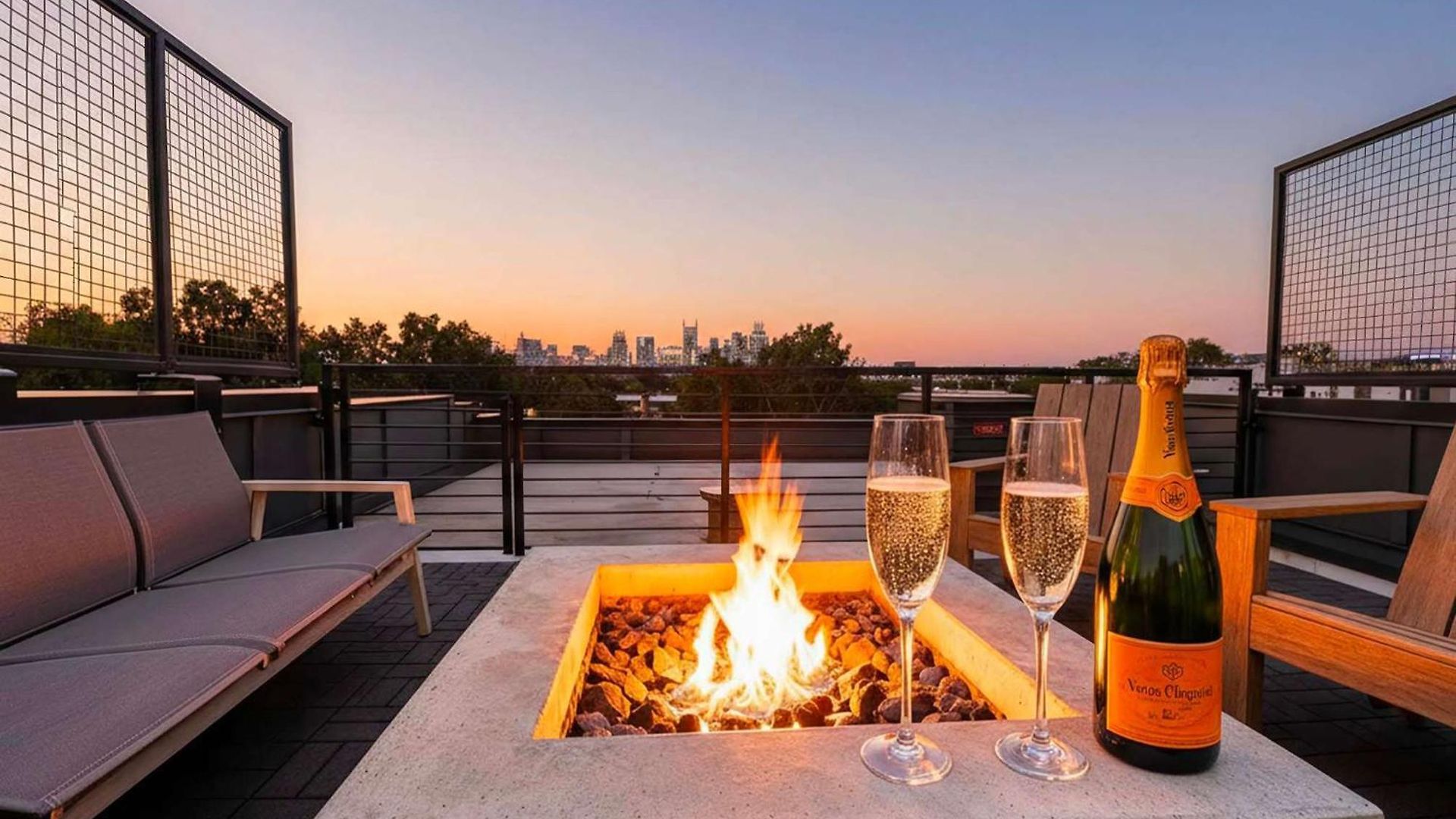 Rooftop Hot Tub Fire Pit 8br Near Broadway