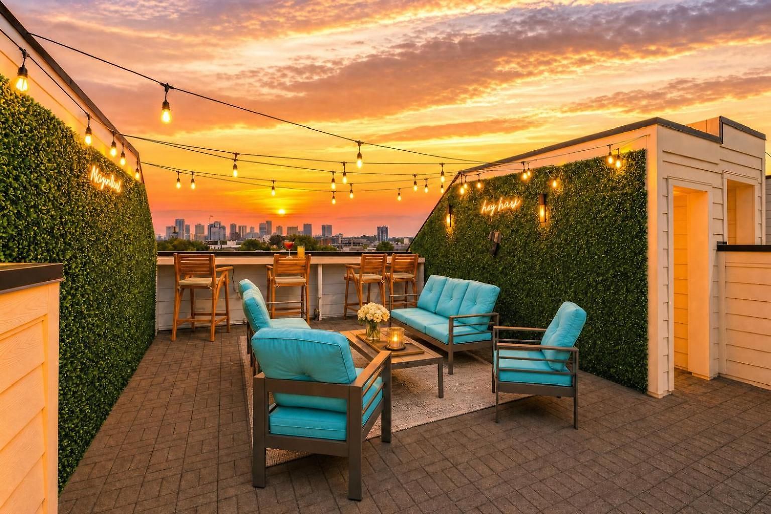 2 Rooftop Homes - Sleeps 24 - Near Geodis Park