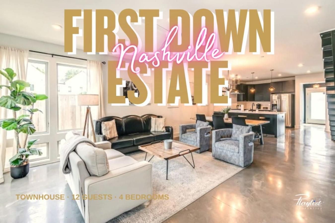 4br/5ba Rooftop Bar | Sleeps 12 | 1 Mi To Nissan Nashville