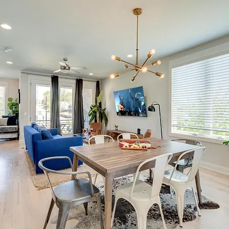 Country Thunder - Private Balcony - 5 Min Walk To Geodis Park Nashville