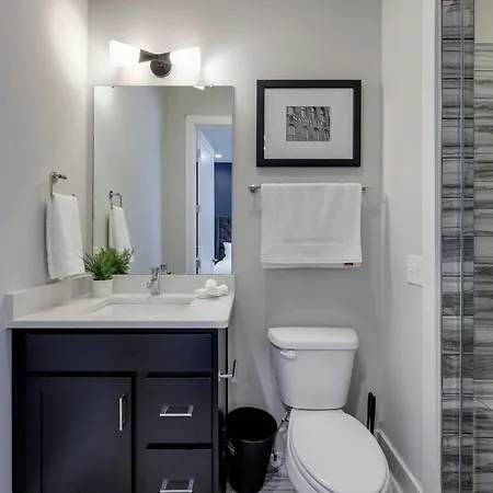 New Lux Townhome 6 Mins To Dt Rooftop Sleeps 12 *