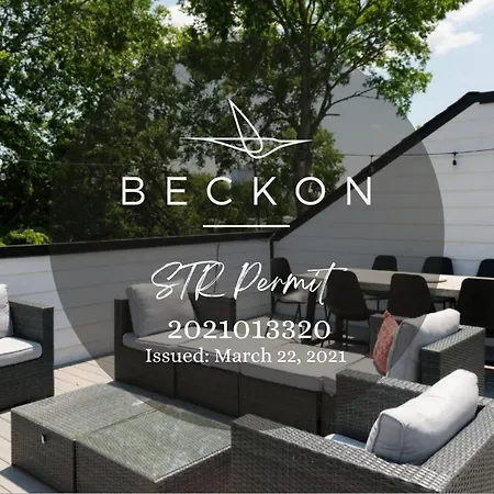 Gated Luxe With Rooftop, Bunk Room, & Parking, Sleeps 10 With King Suite, Queen & Custom Bunks, Gourmet Kitchen With Wine Fridge, Rooftop Patio, Dog Friendly, Dedicated Parking, Mins From Downtown And Broadway, 24 Hour Hospitality * Nashville