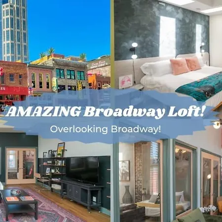 Broadway Penthouse Above Live Music & Bars Holiday home Nashville