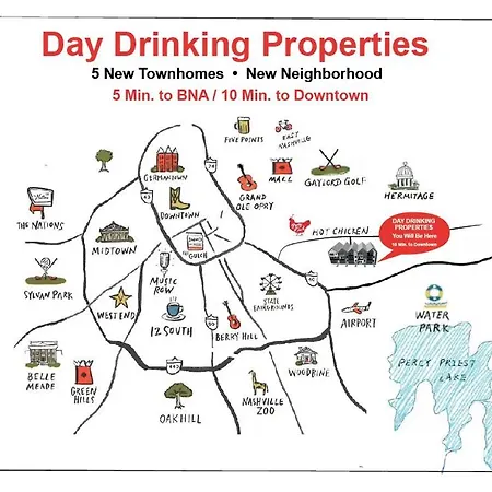 3br Game Sleeps 10 Near Opry & Broadway