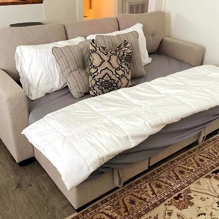 Near Downtown, King Bed, Private Yard, Free Parking Apartment *