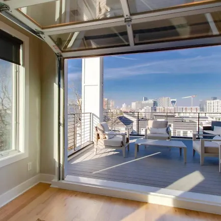 Panoramic View 8 Comfy Beds Multilevel Townhome Nashville