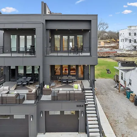 Sleek Multi-level Rooftop Views & Pool Table