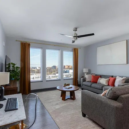 Modern 2Br Near Domain & Tech Apartment Nashville
