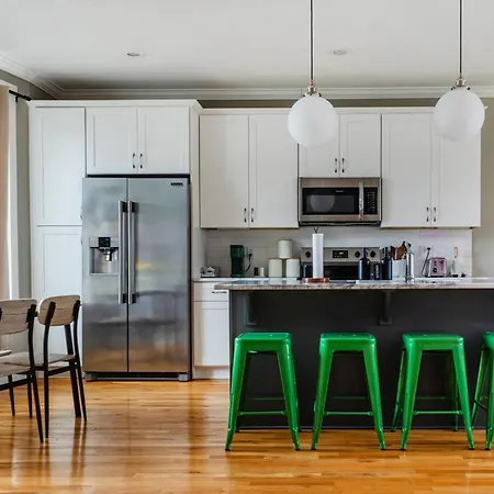 Modern Townhouse Rooftop Garage Nashville