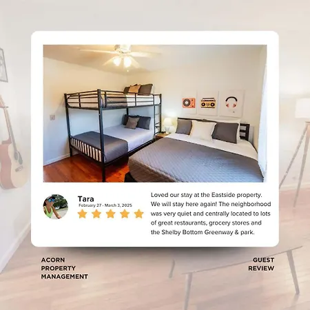 Holiday home The Eastside 2br Near 5points Nashville