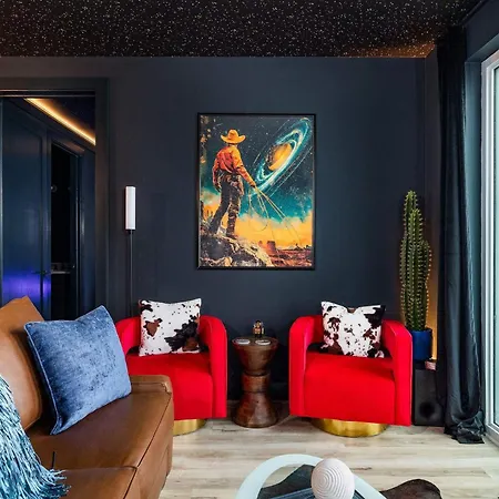 Apartment Space Cowboy Launchpad 1 Mile To Broadway *