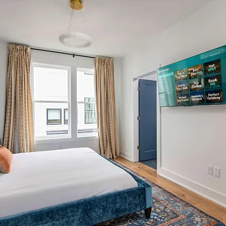 Rooftop Hot Tub Fire Pit 6br Near Broadway
