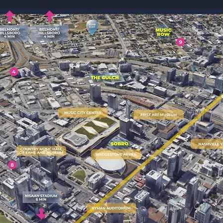 Two Lavish Gulch Homes - Mins To Broadway Nashville