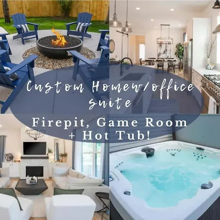 Holiday home Custom Office Game & Fire Pit