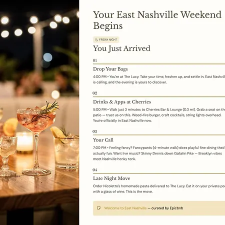 Nash Skyline Views Rooftop With Fire Pit Grill *
