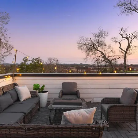 Townhome With Rooftop Garage Pool Table By Belmont And Vanderbilt *