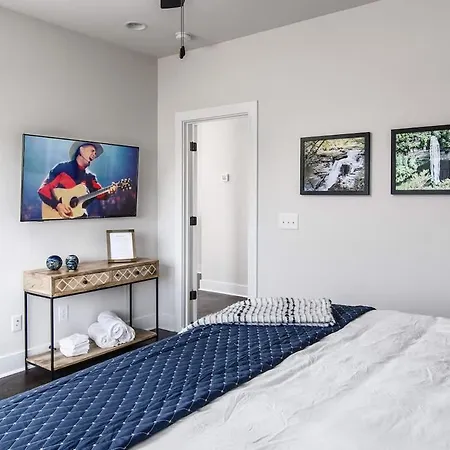 Luxe-tennessee Row-heart Of Gulch-mins To Broadway Nashville