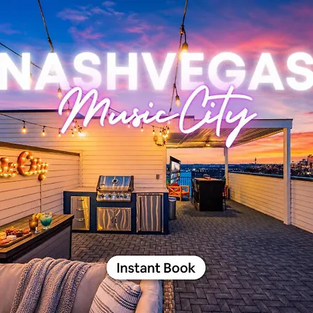 New Nashvegas Downtown Rooftop Views 13beds *