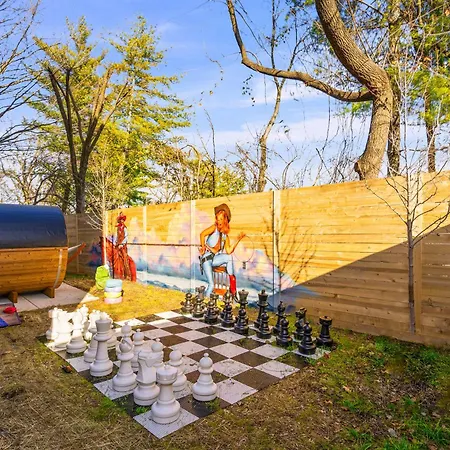 Rooftop Deck Hot Tub Game Downtown Holiday home