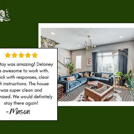 Boho Townhome For 12 Close To Dt *