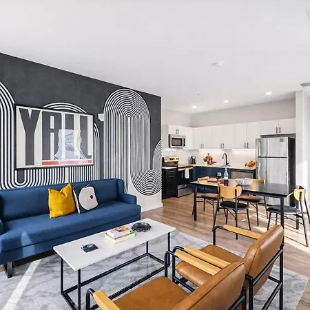 Pianissimo-2 Units-rooftop Pool-gym-on Music Row Holiday home Nashville
