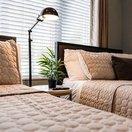 Two Luxe Nash Homes Rooftop Vibes Holiday home *