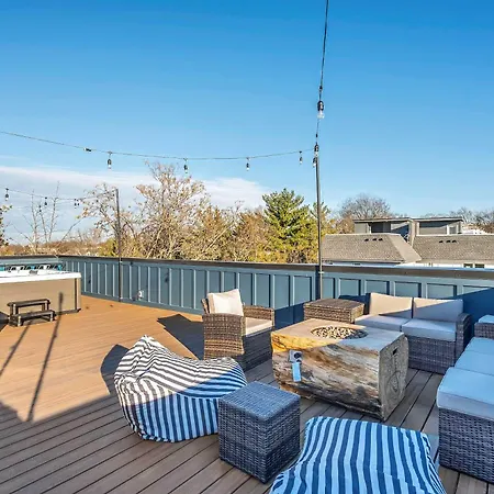 4 Rooftop Decks 4 Hot Tubs Game & Sauna