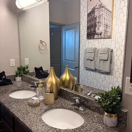 Wealthyrich Luxury 5 Min From Downtown Apartment