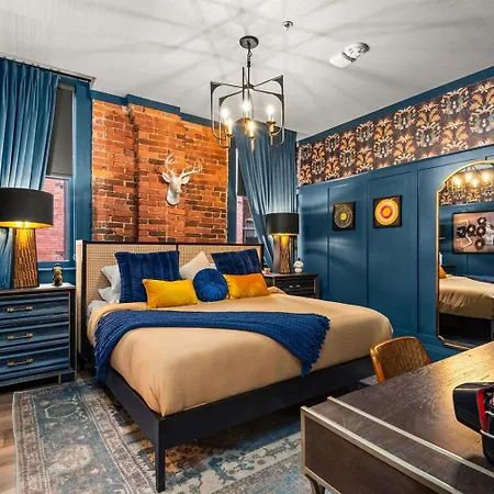 The Velvet Vault-luxury Downtown Loft With River View & Walk To Broadway Nashville