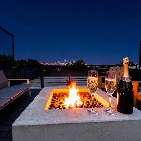 Rooftop Hot Tub Fire Pit 8br Near Broadway * Nashville