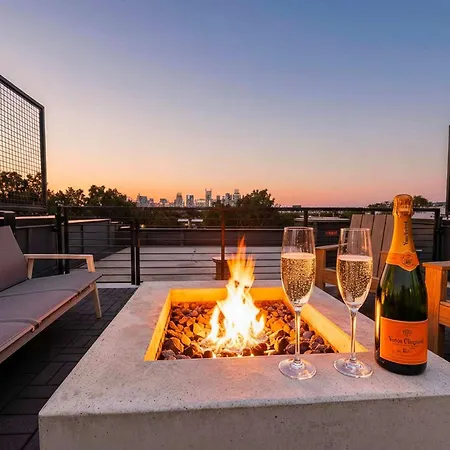 Rooftop Hot Tub Fire Pit 8br Near Broadway
