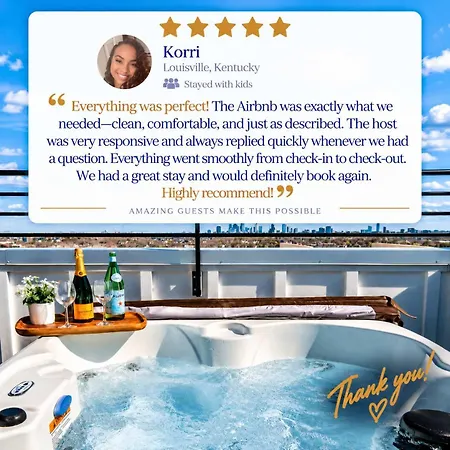 Modern Rooftop & Hot Tub Holiday home Nashville