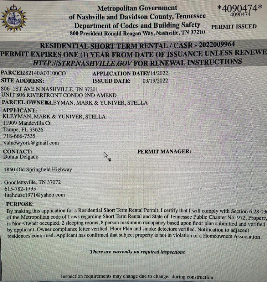 Apartment Nash Gold Private - 2bed, 2bath, Sleep 6, 25 Min Walk To Broadway And Attractions, Pool, Gym Nashville