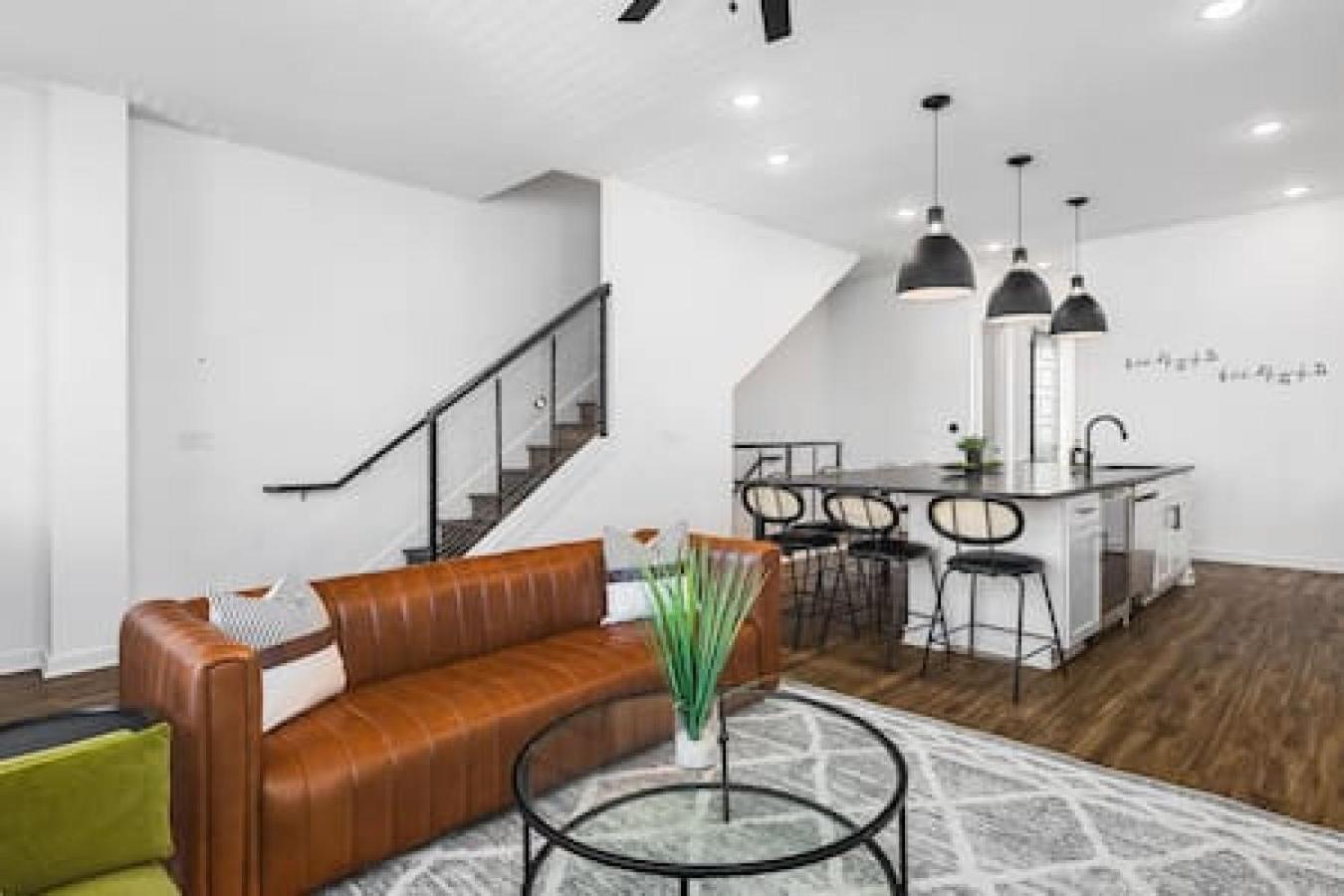 Modern With Large Patio Rooftop Deck And Garage Nashville