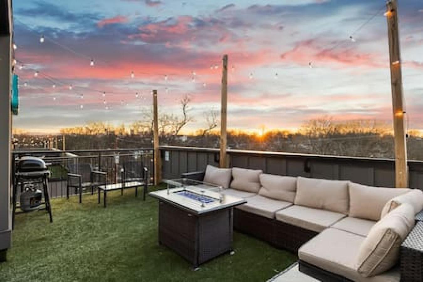 Modern With Large Patio Rooftop Deck And Garage