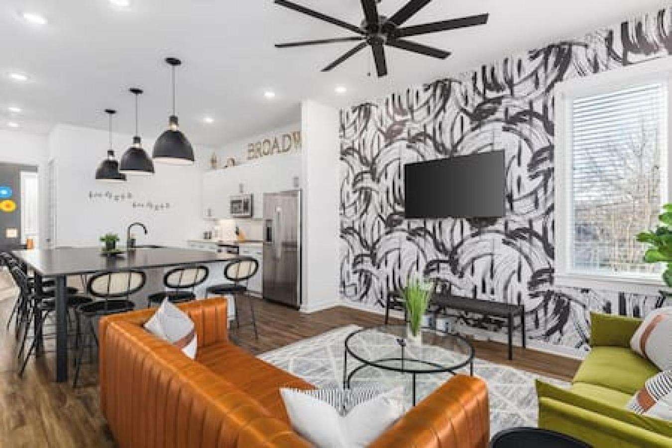 Modern With Large Patio Rooftop Deck And Garage Nashville