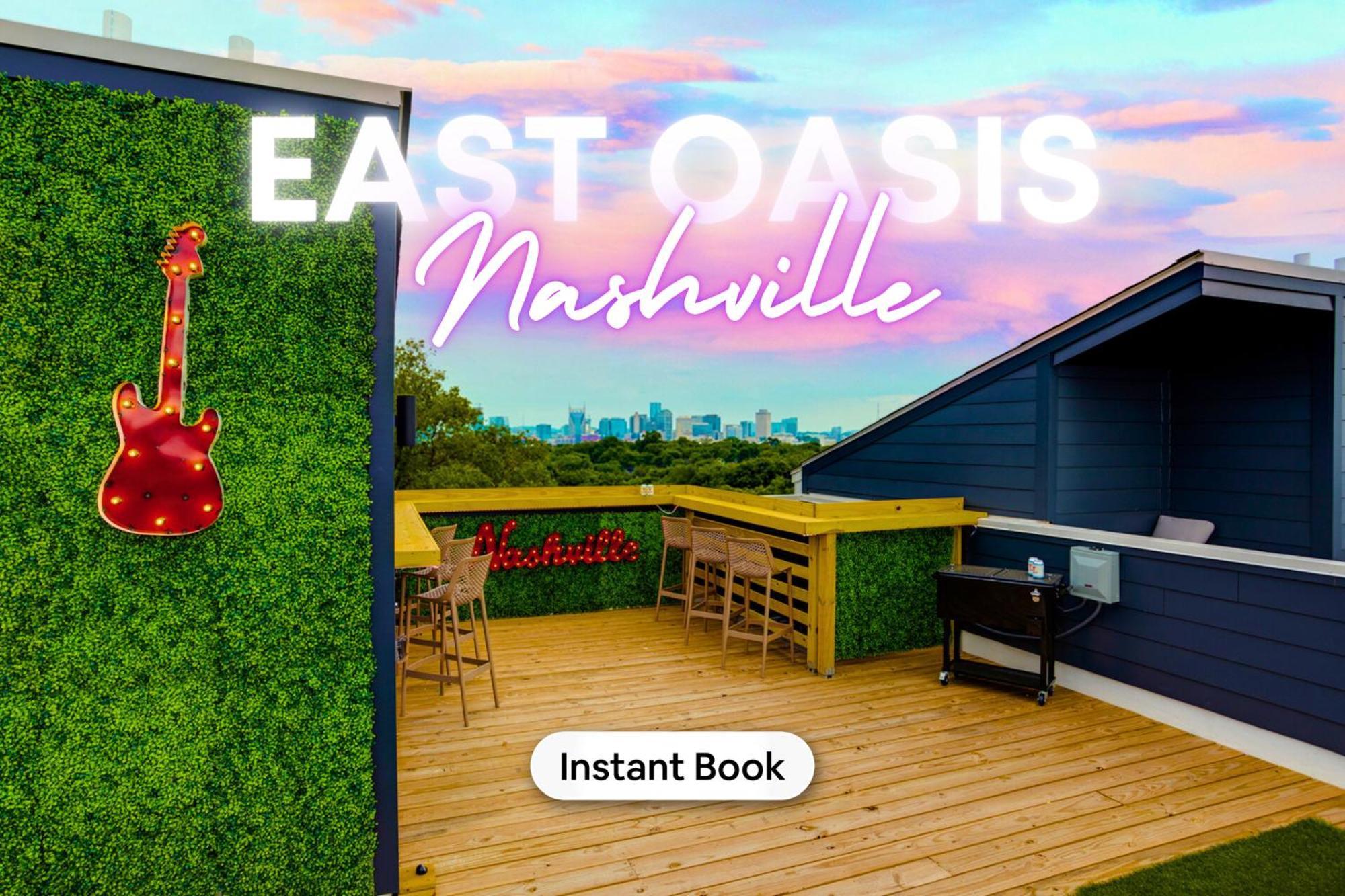 New East Oasis 13beds Roofdeck Free Parking * Nashville