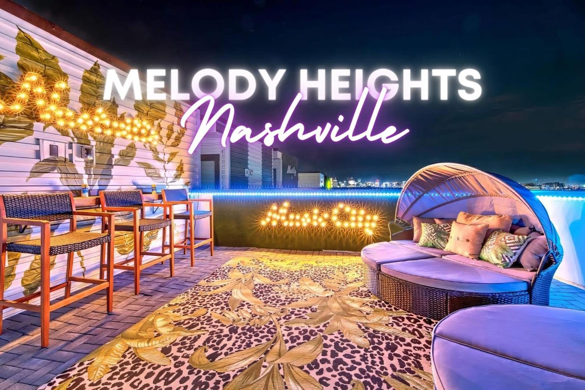 Rooftop Deck Game Views In Nashville