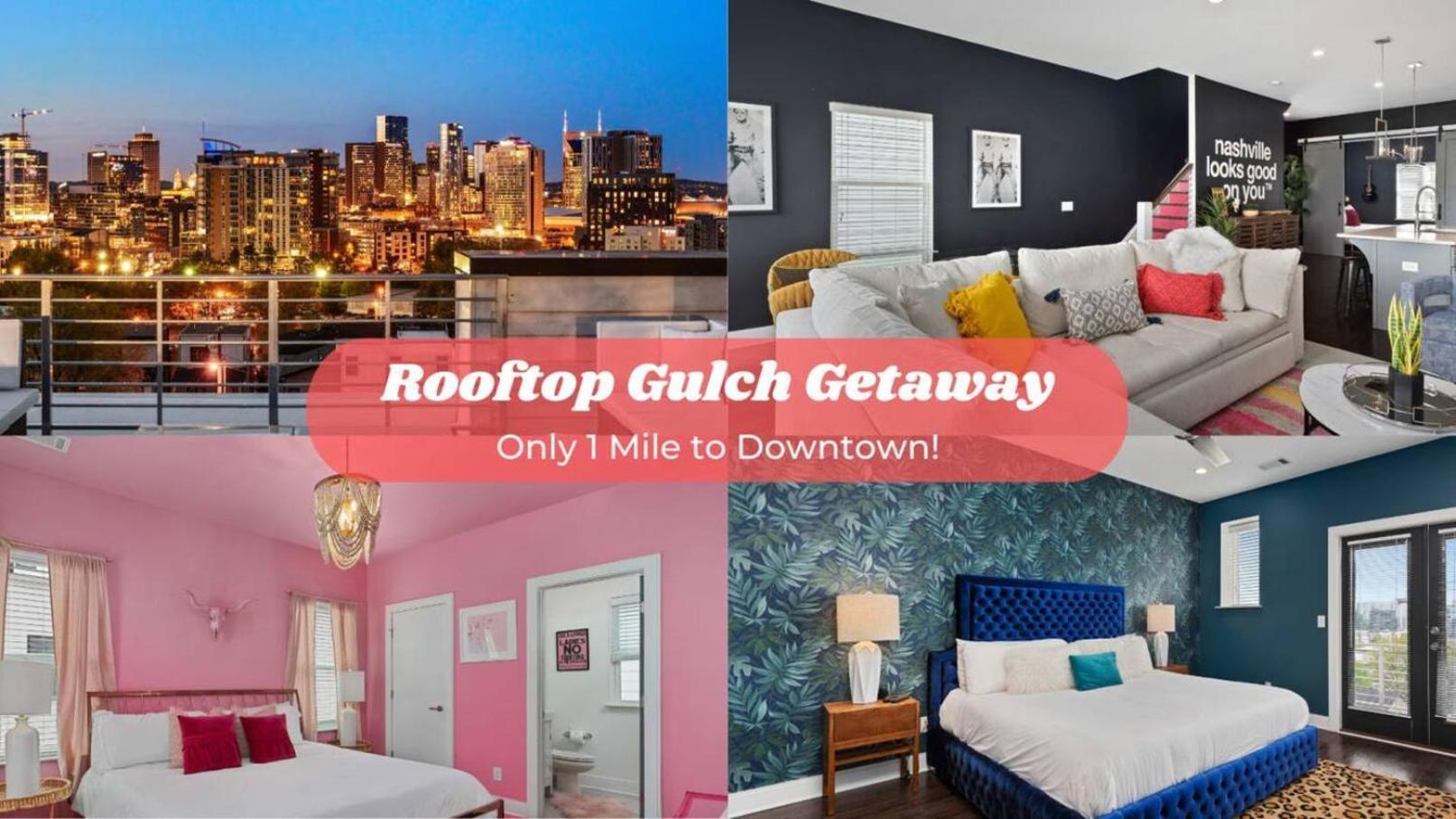 Spacious Gulch W Rooftop & Incredible Views! * Nashville