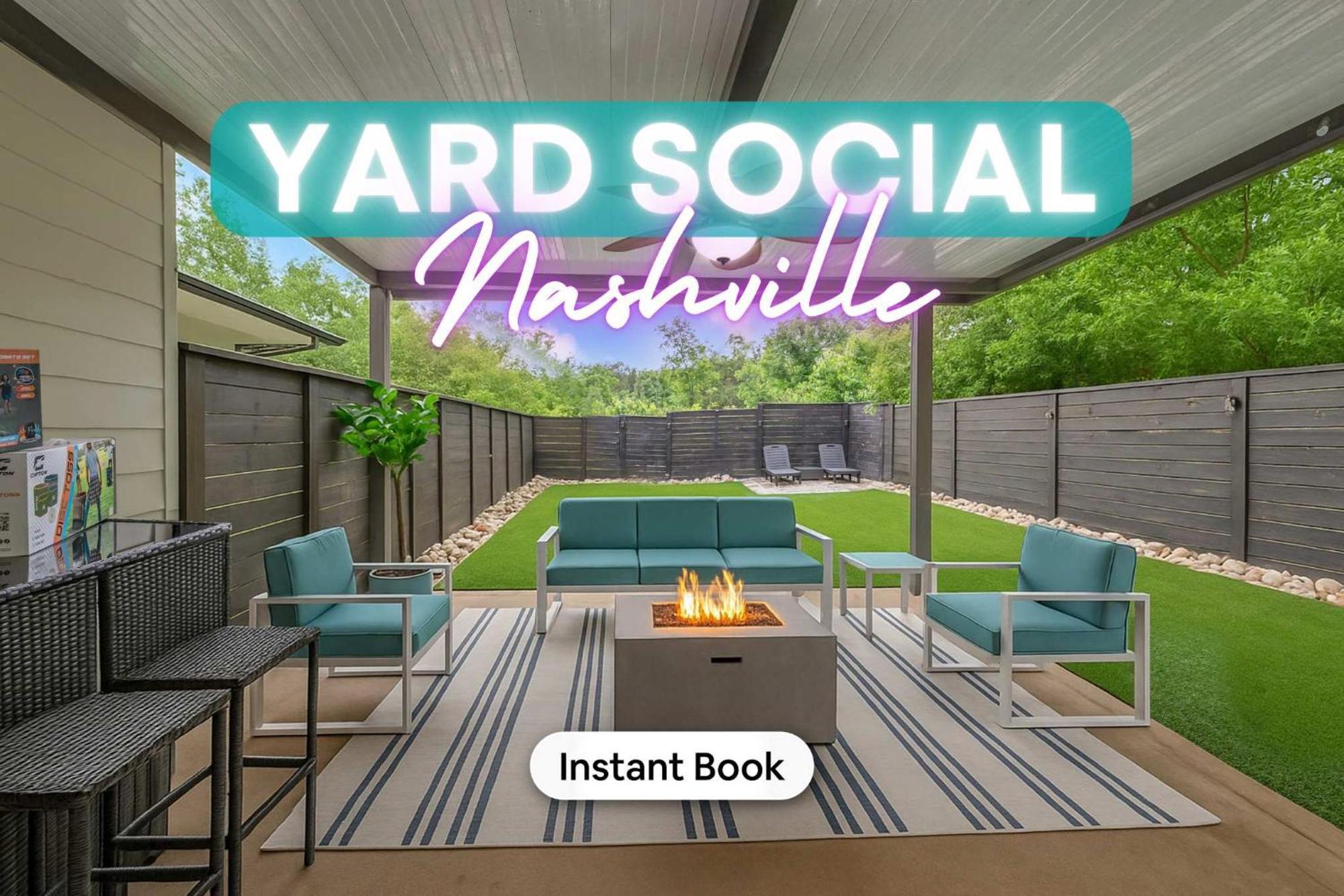 Rooftop Large Backyard Fire Pit Near Downtown *