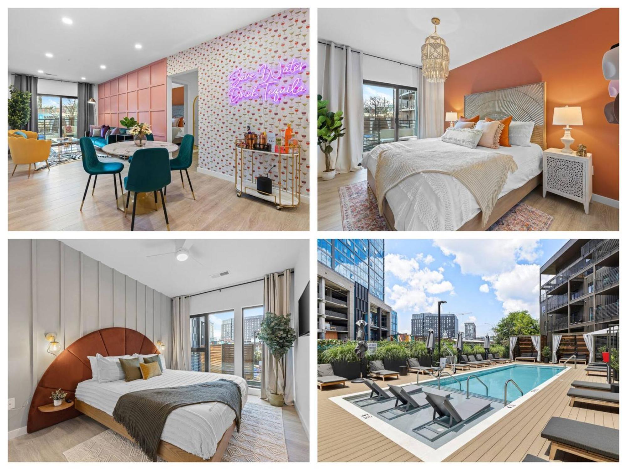 Walk To Broadway- Pool & Cabanas-luxury Apartment