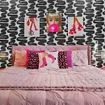 Pink Honky-Tonk Karaoke Stage, Pink Glam & Bar