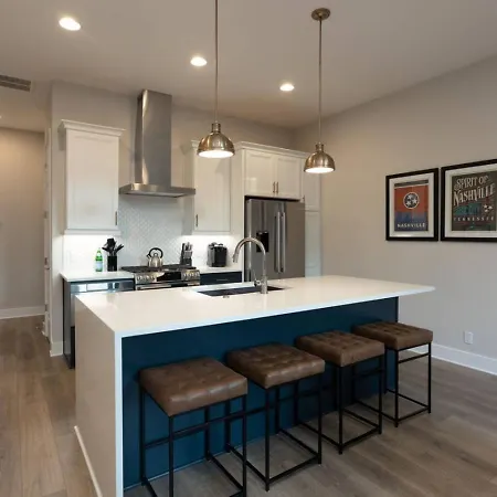 Large Royal Townhome Beautiful Design And Rooftop * Nashville