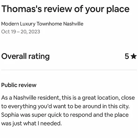 Get To Any Site 5-15 Minutes Holiday home Nashville