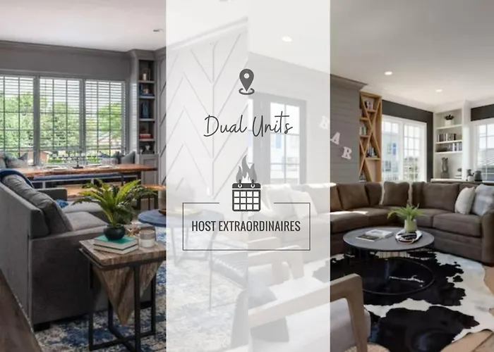 Two Beautiful Homes - Walkable To Geodis