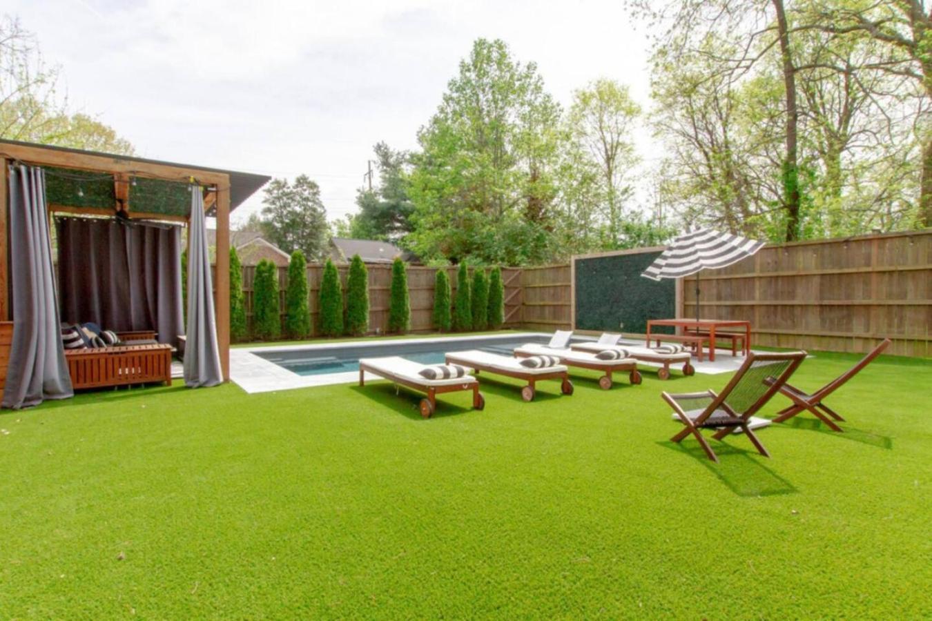 East Retreat Large Pool Outdoor Oasis Nashville