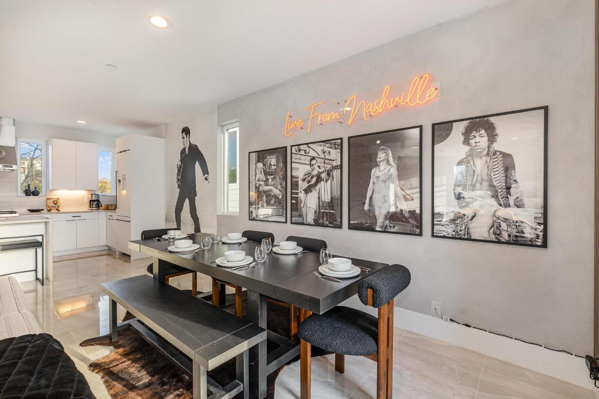 Luxe-high Note-rooftop Hot Tub-3 Mins To Broadway * Nashville